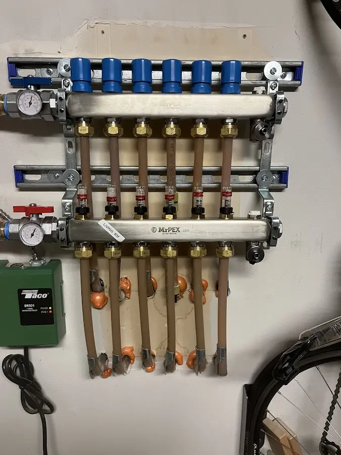 Plumber performing Leak Detection at a residential property in Scottsburg